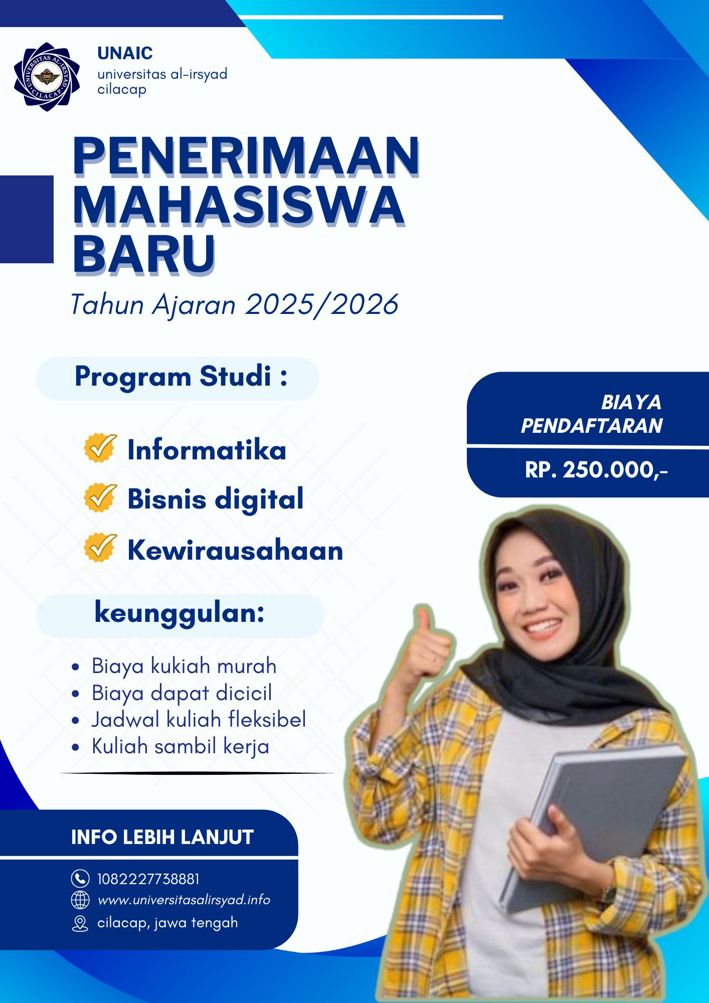 Jalur Penerimaan Mahasiswa Baru UNAIC