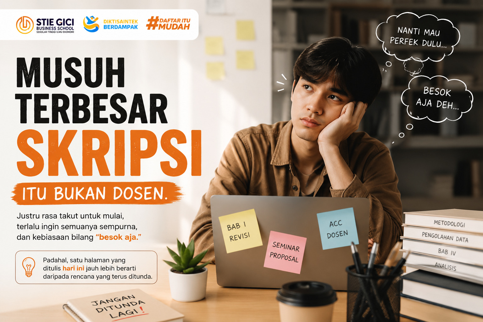 Skripsi Selesai Dimulai dari Langkah Kecil