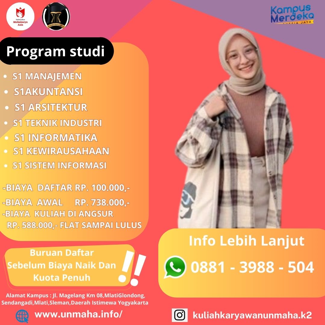 Cicilan Biaya Kuliah Karyawan di Universitas Mahakarya Asia: Pendidikan Fleksibel, Pembayaran Ringan
