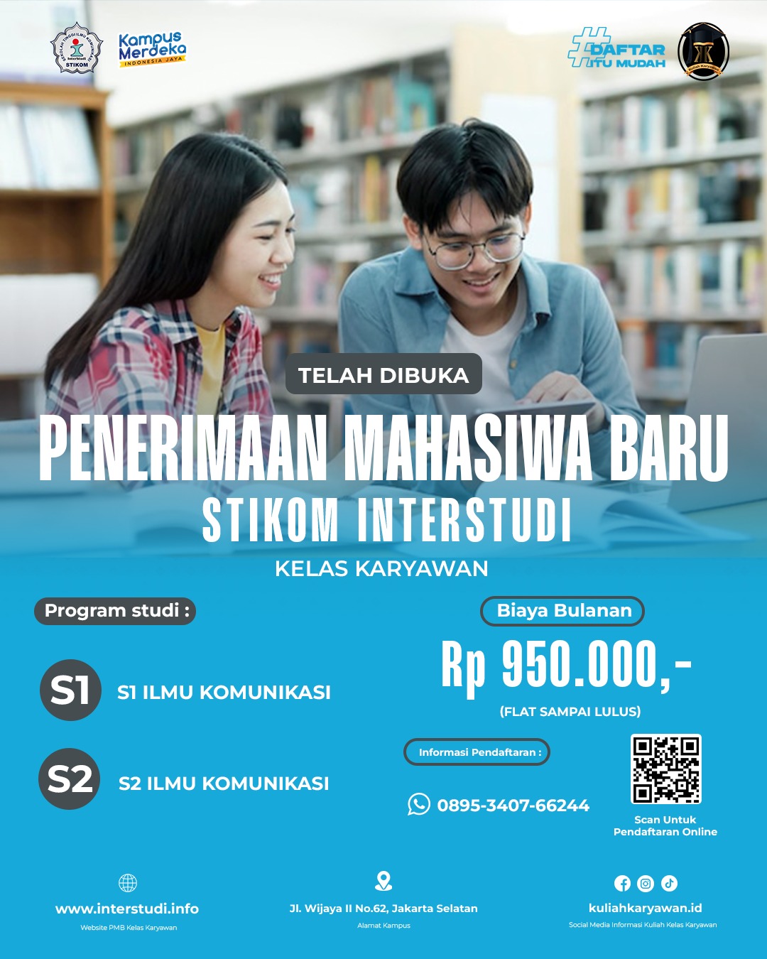 Informasi Kuliah Karyawan di K2 STIKOM InterStudi