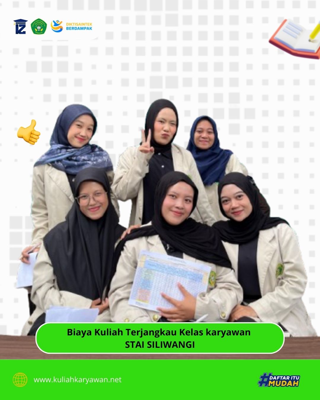 Biaya kuliah terjangkau kelas karyawan stai siliwangi
