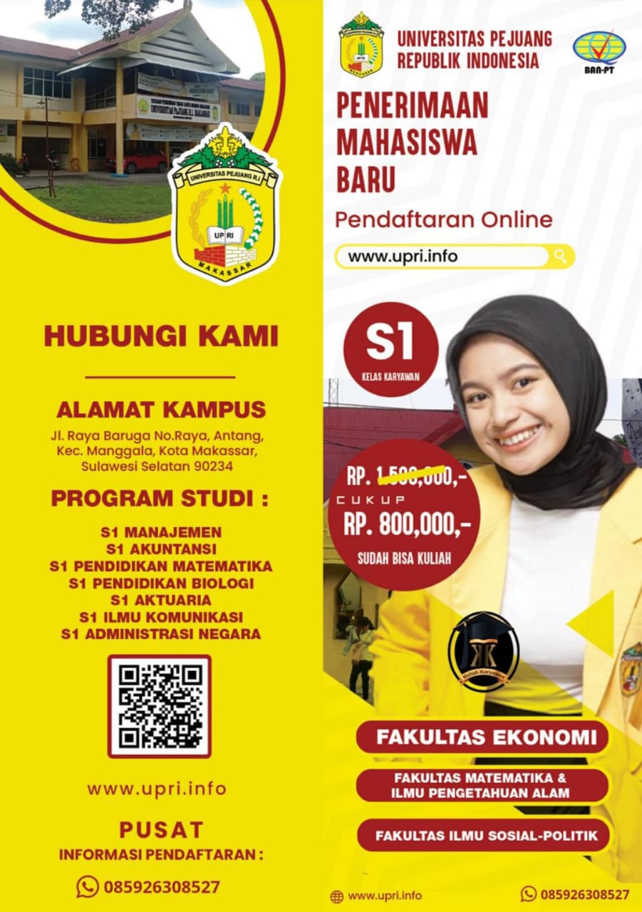 Kuliah Jurusan Aktuaria Universitas Pejuang Republik Indonesia