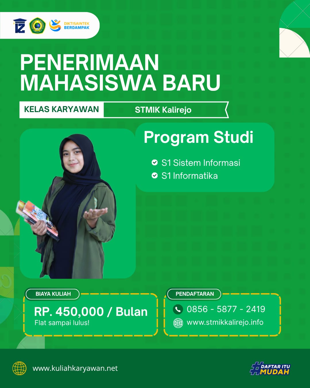 Kuliah Di Kampus STMIK Kalirejo Lampung Tengah Bisa Sambil Kerja