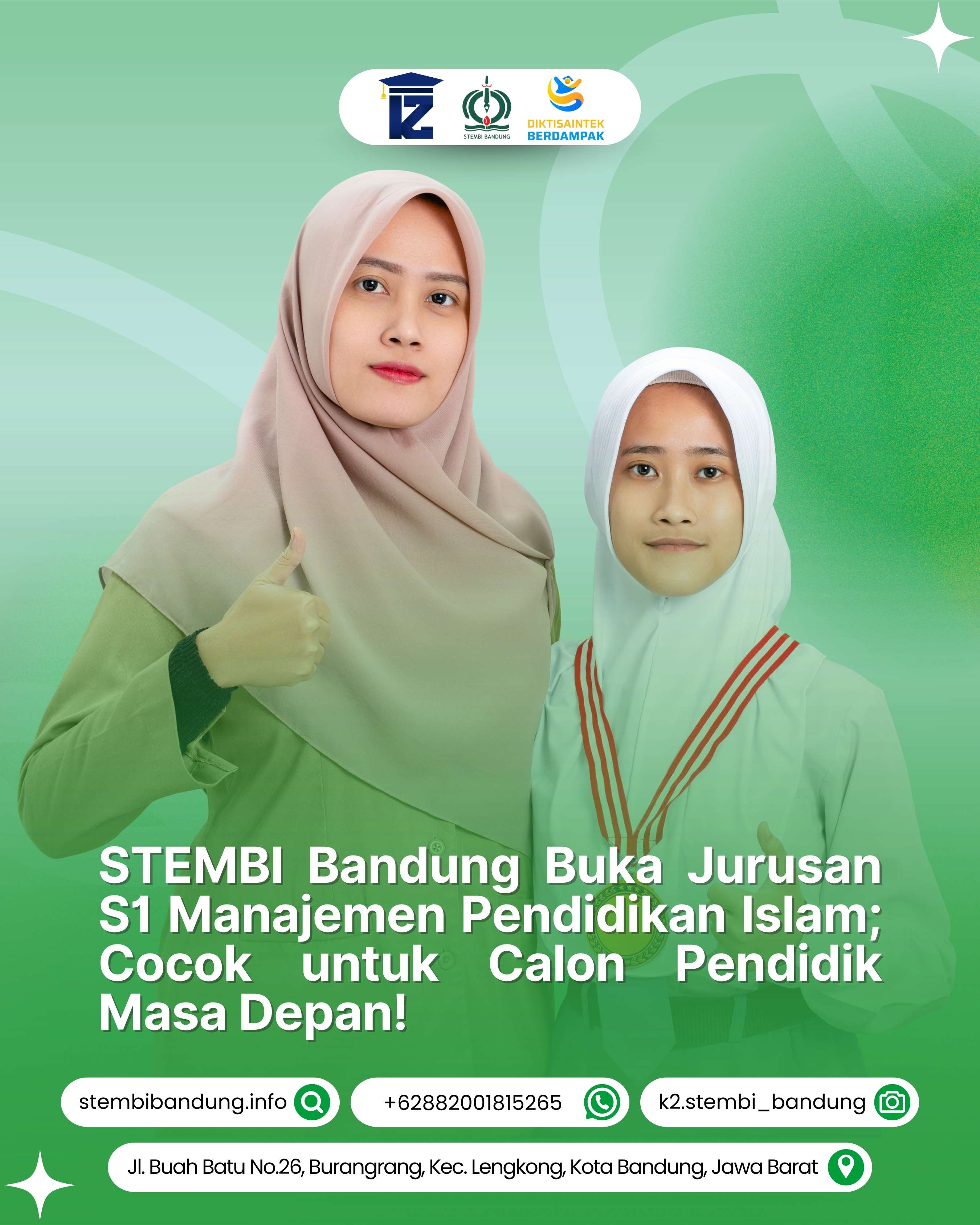 STEMBI Bandung Buka Jurusan S1 Manajemen Pendidikan Islam Cocok untuk Calon Pendidik Masa Depan