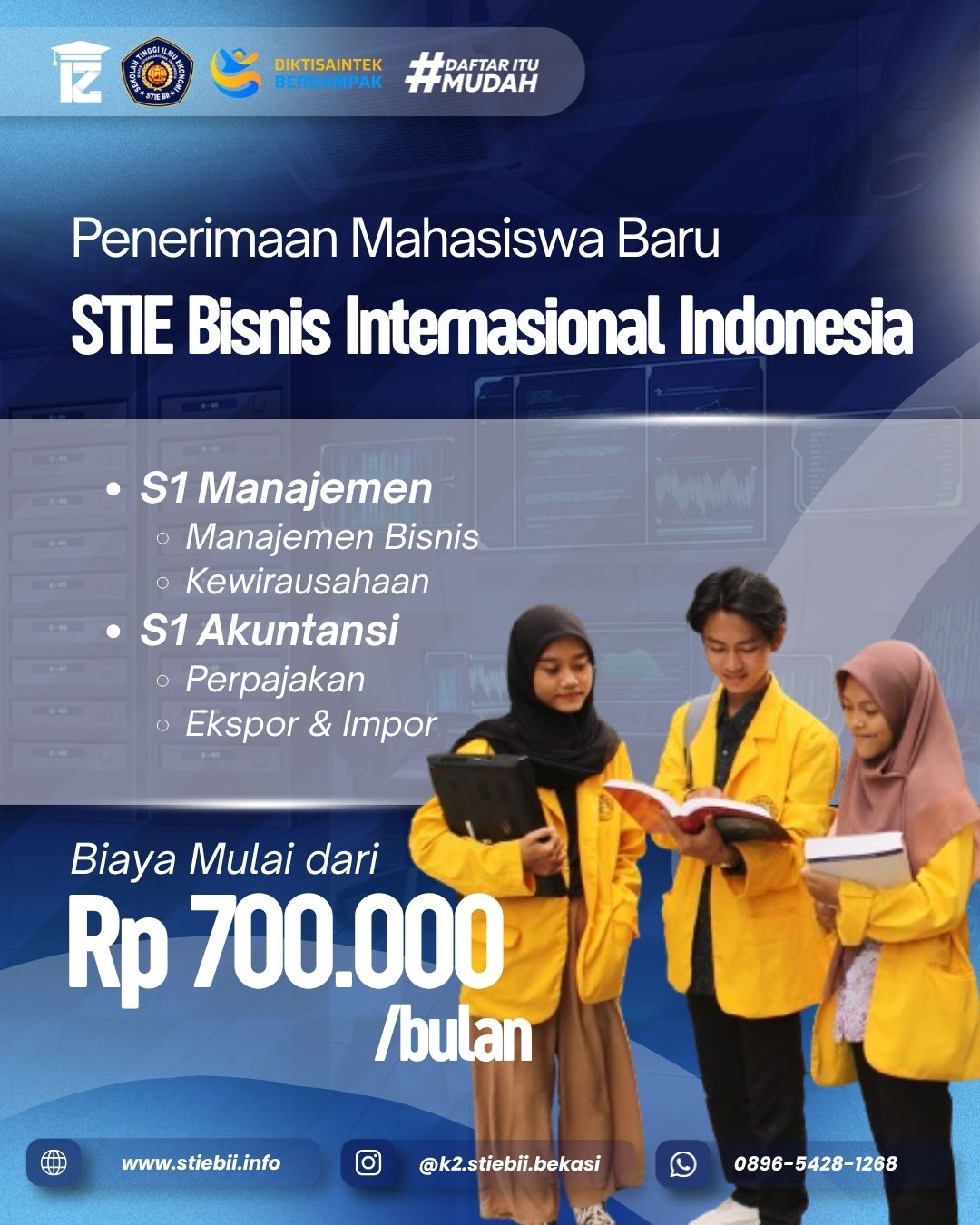 Daftar Kuliah di Kampus STIE BII