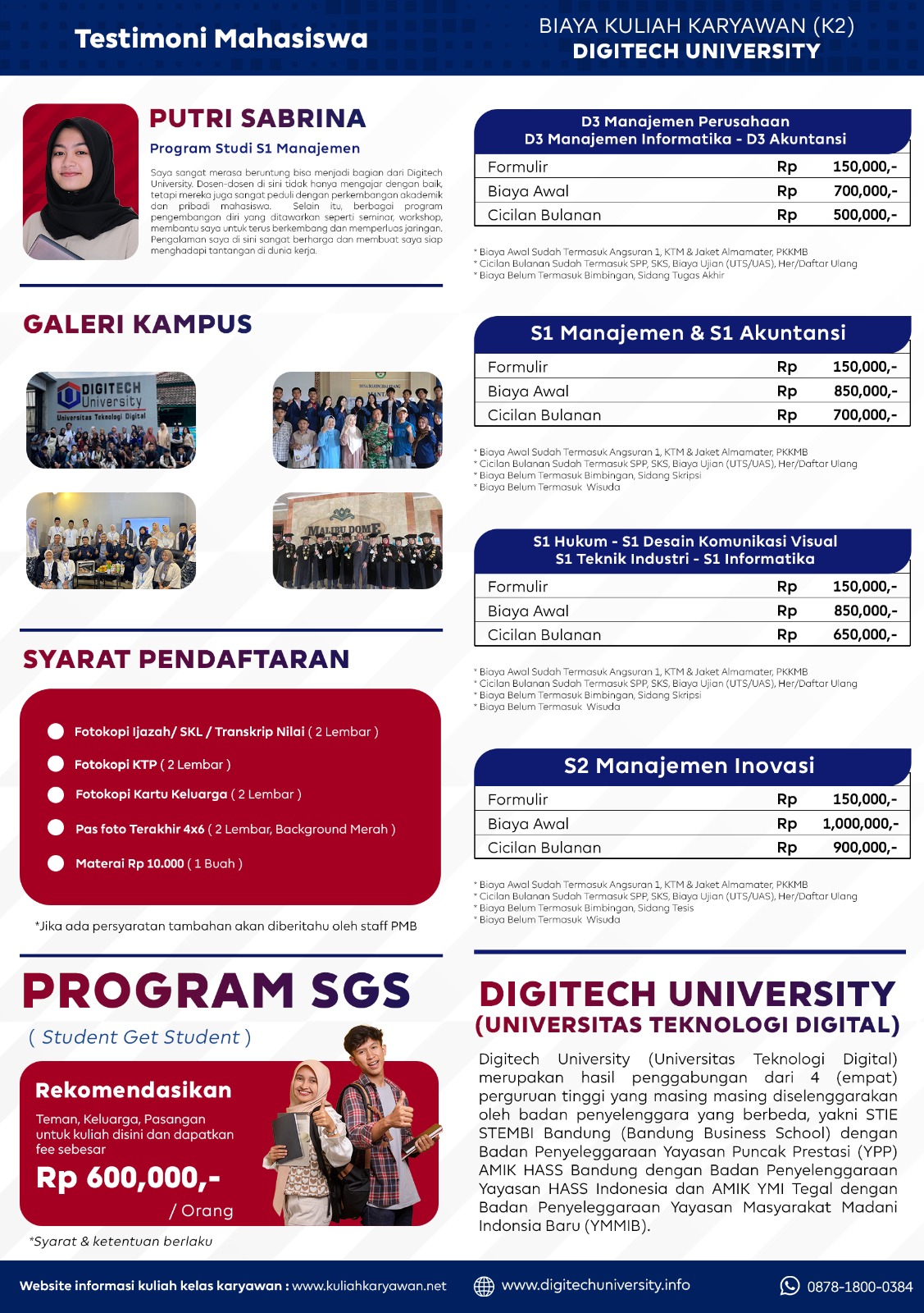 Kuliah Karyawan di Digitech University Bandung
