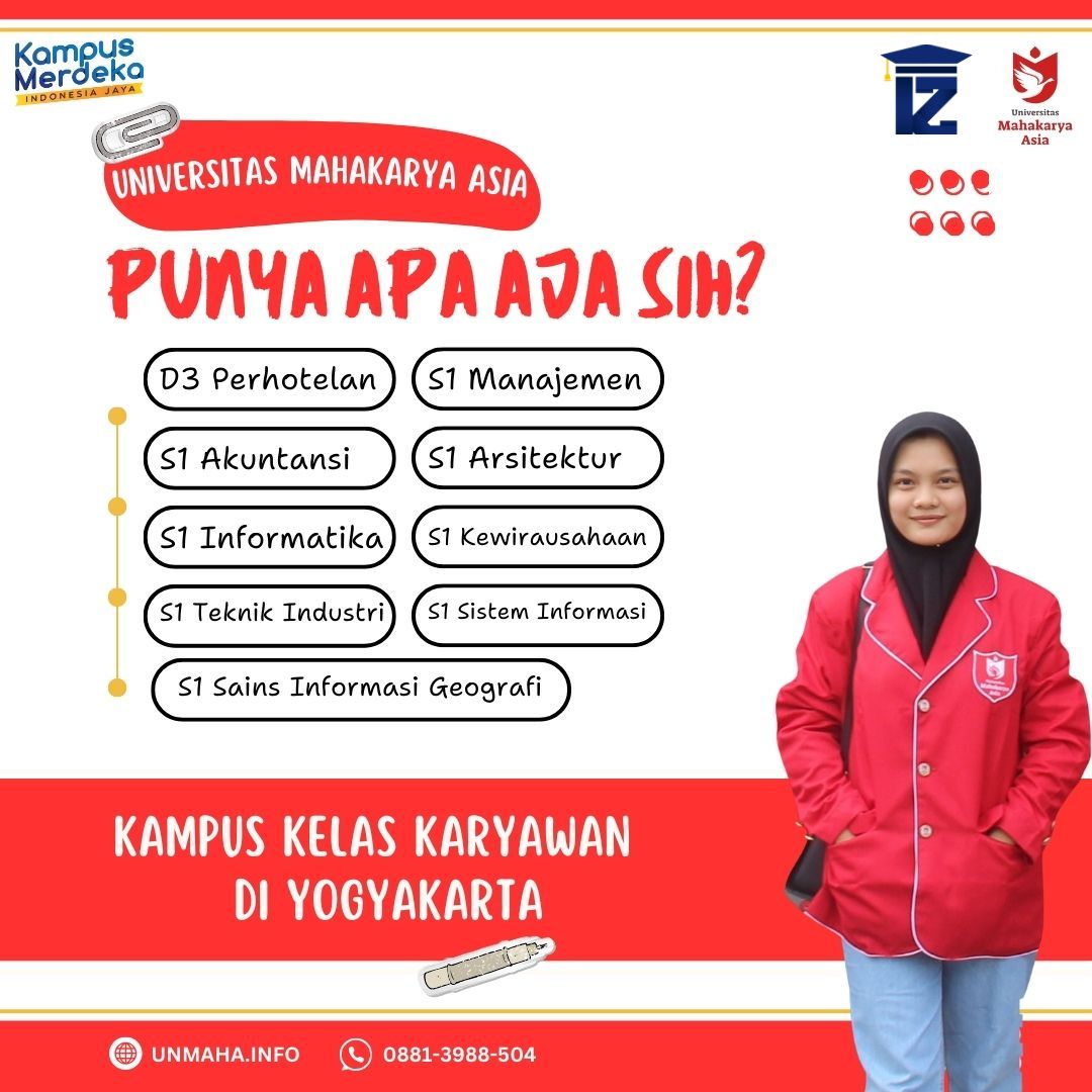 Kuliah Murah, Jadwal Fleksibilitas Studi di K2 Kampus Universitas Mahakarya Asia