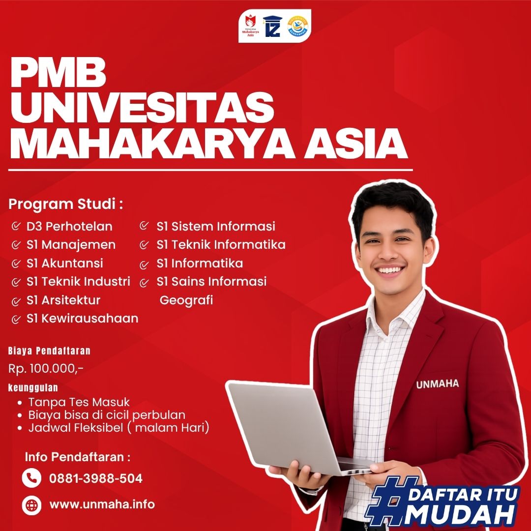 Kuliah Karyawan K2 Biaya Terjangkau di Universitas Mahakarya Asia