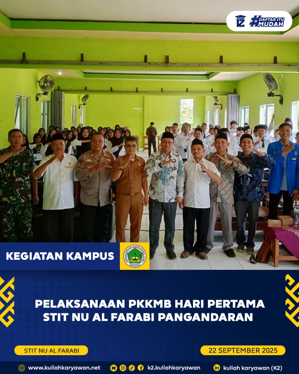 PKKMB STITNU Al Farabi Pangandaran Semester Ganjil Tahun Ajaran 2025/2026