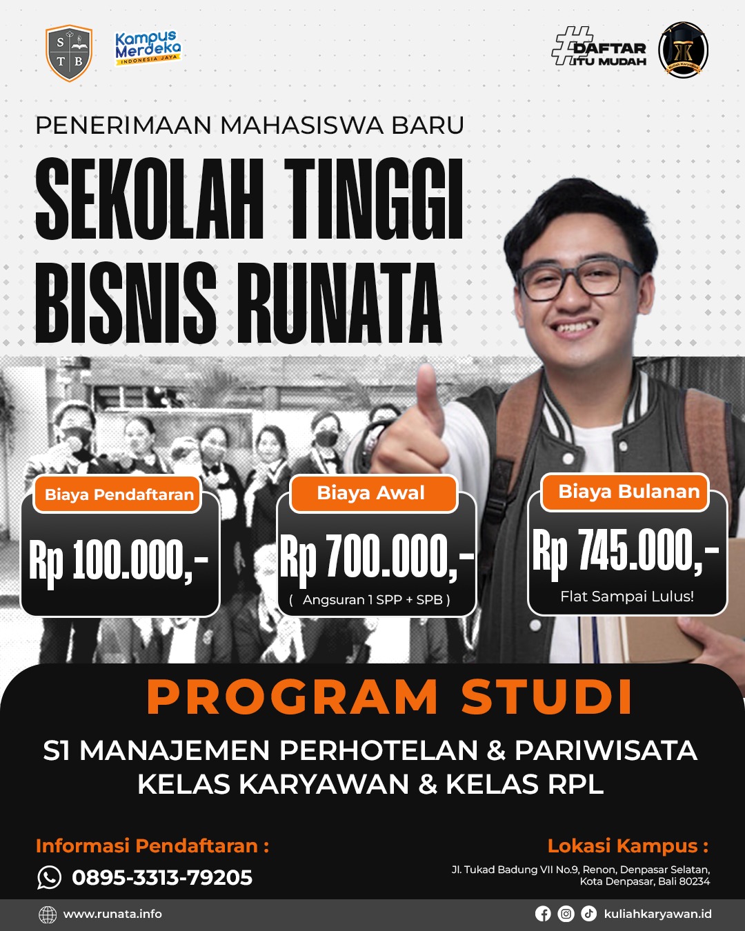 Informasi Biaya Kelas Karyawan STB Runata
