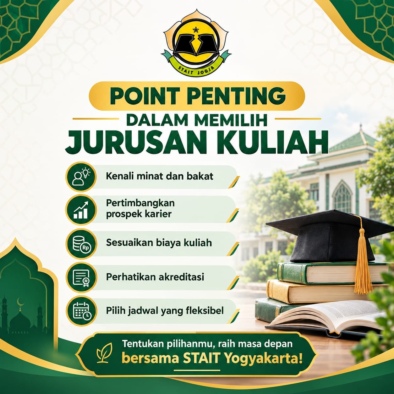 Point Penting Dalam Memilih Jurusan Kuliah