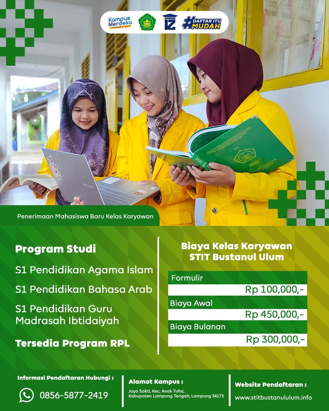 Kelas Karyawan Kampus STIT Bustanul Ulum Lampung Tengah