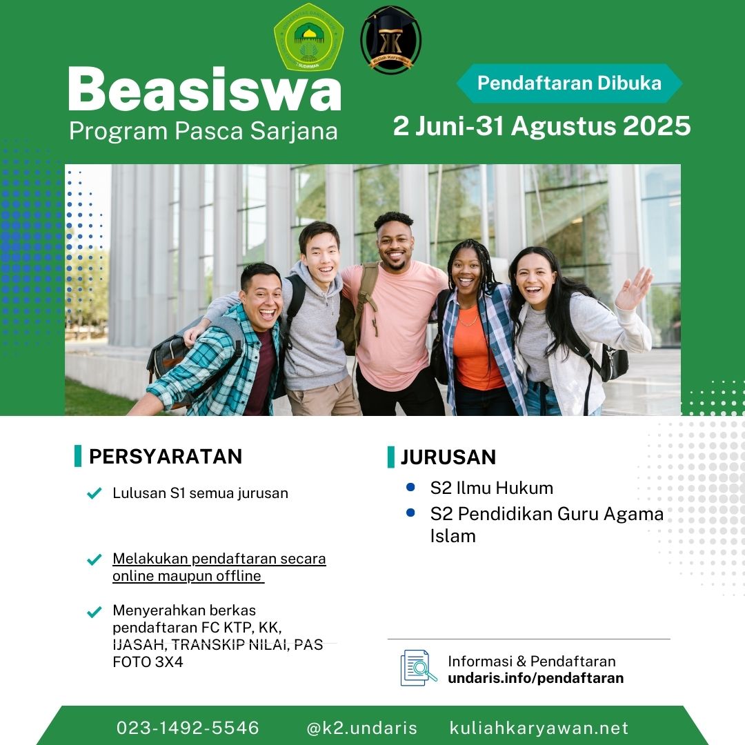 Beasiswa S2 UNDARIS