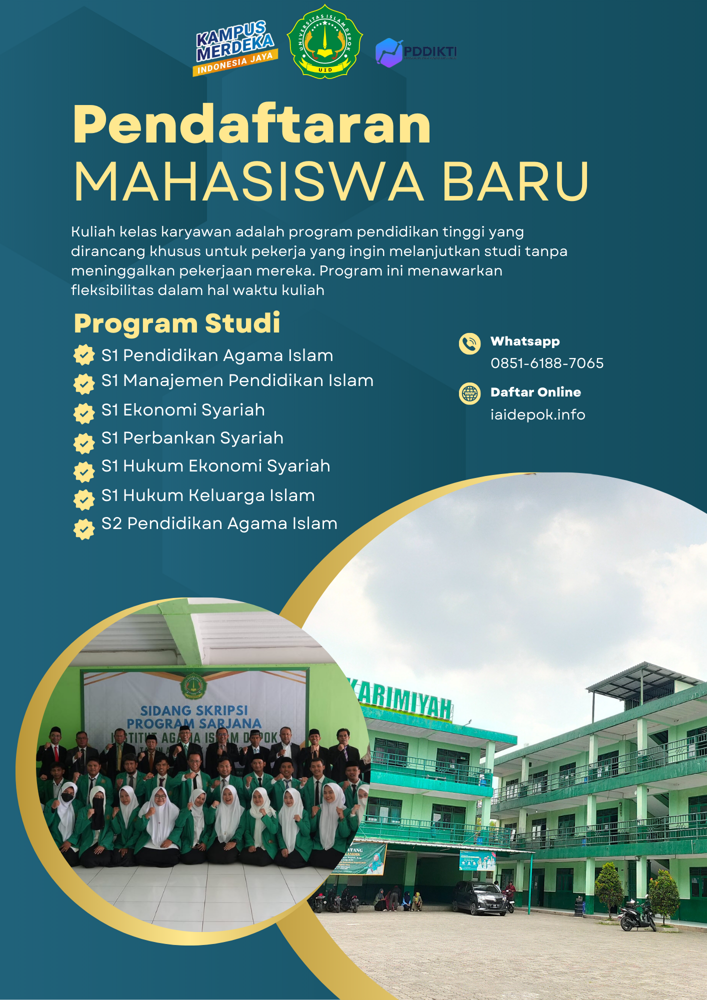 Tetap Bisa Kuliah Walaupun Sibuk Kerja di Universitas Islam Depok