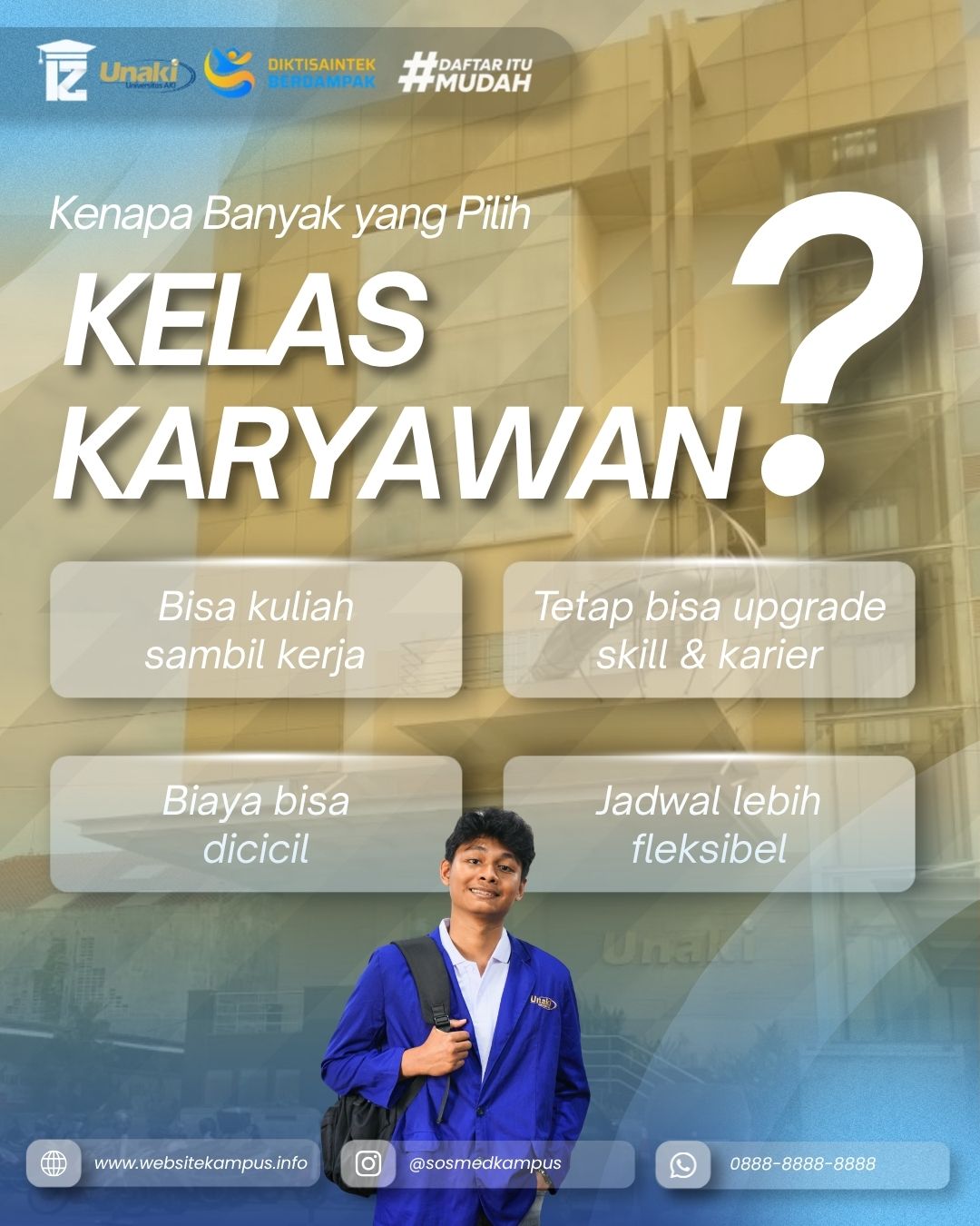 Kelebihan Daftar Di K2 UNAKI Semarang