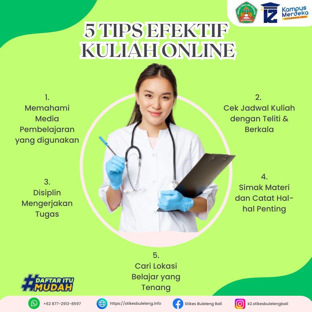 Tips Menjalani Kuliah Online Di Kelas Karyawan STIKES Buleleng