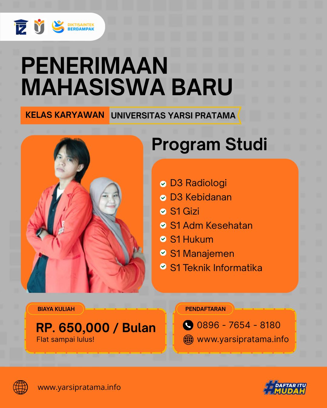 Solusi Kuliah Bagi Pekerja di Universitas Yarsi Pratama Pilihannya