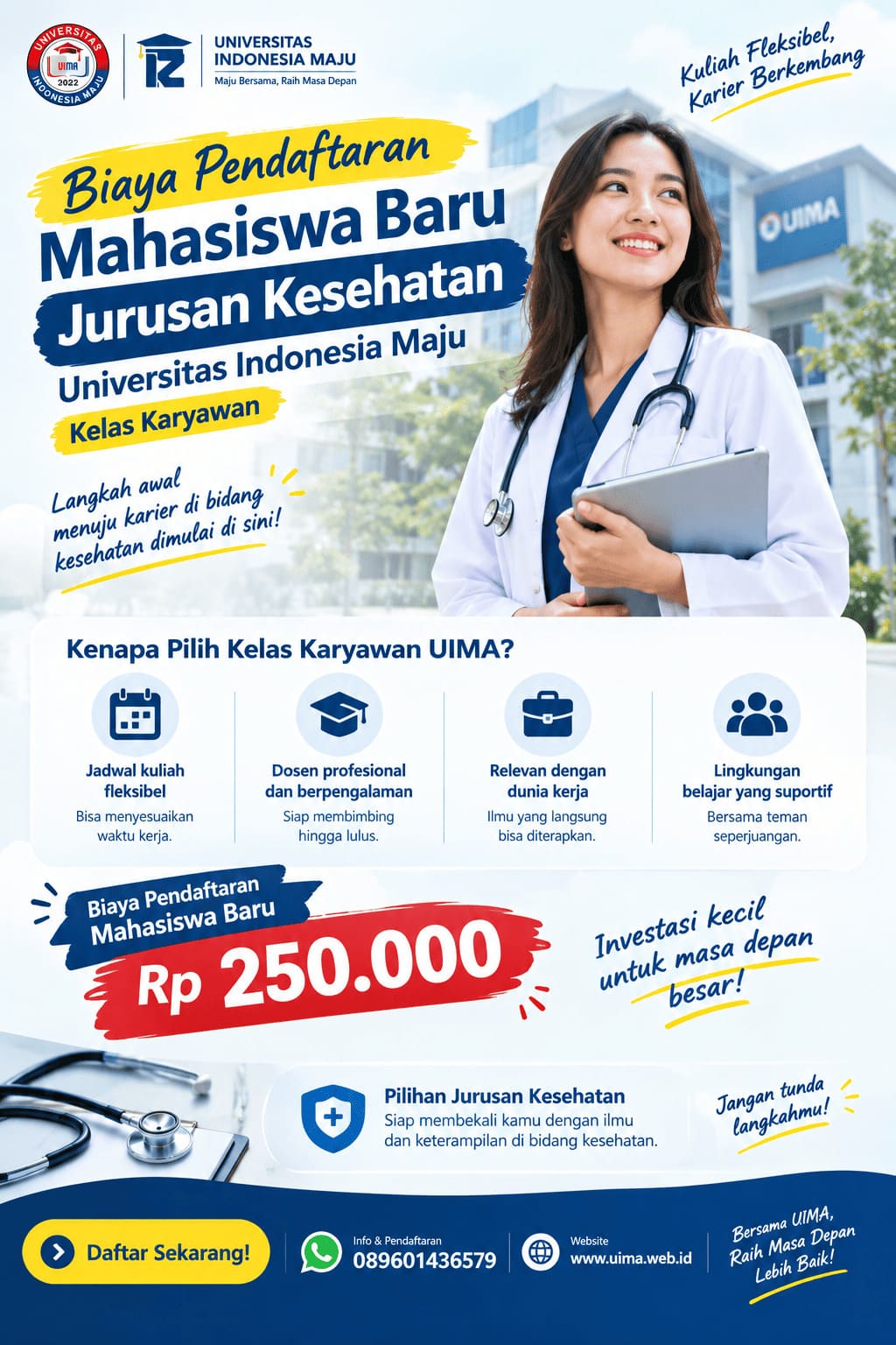 Informasi Dan Penerimaan Mahasiswa Baru Kuliah Jurusan Kesehatan Kampus Terbaik Di Jakarta