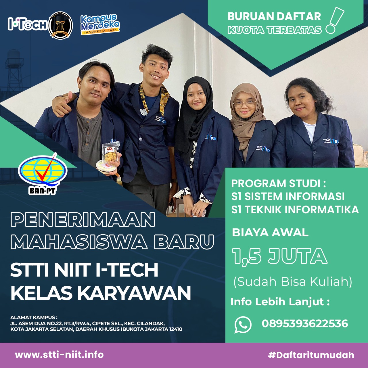 Kelas Karyawan IT di Wilayah Cilandak