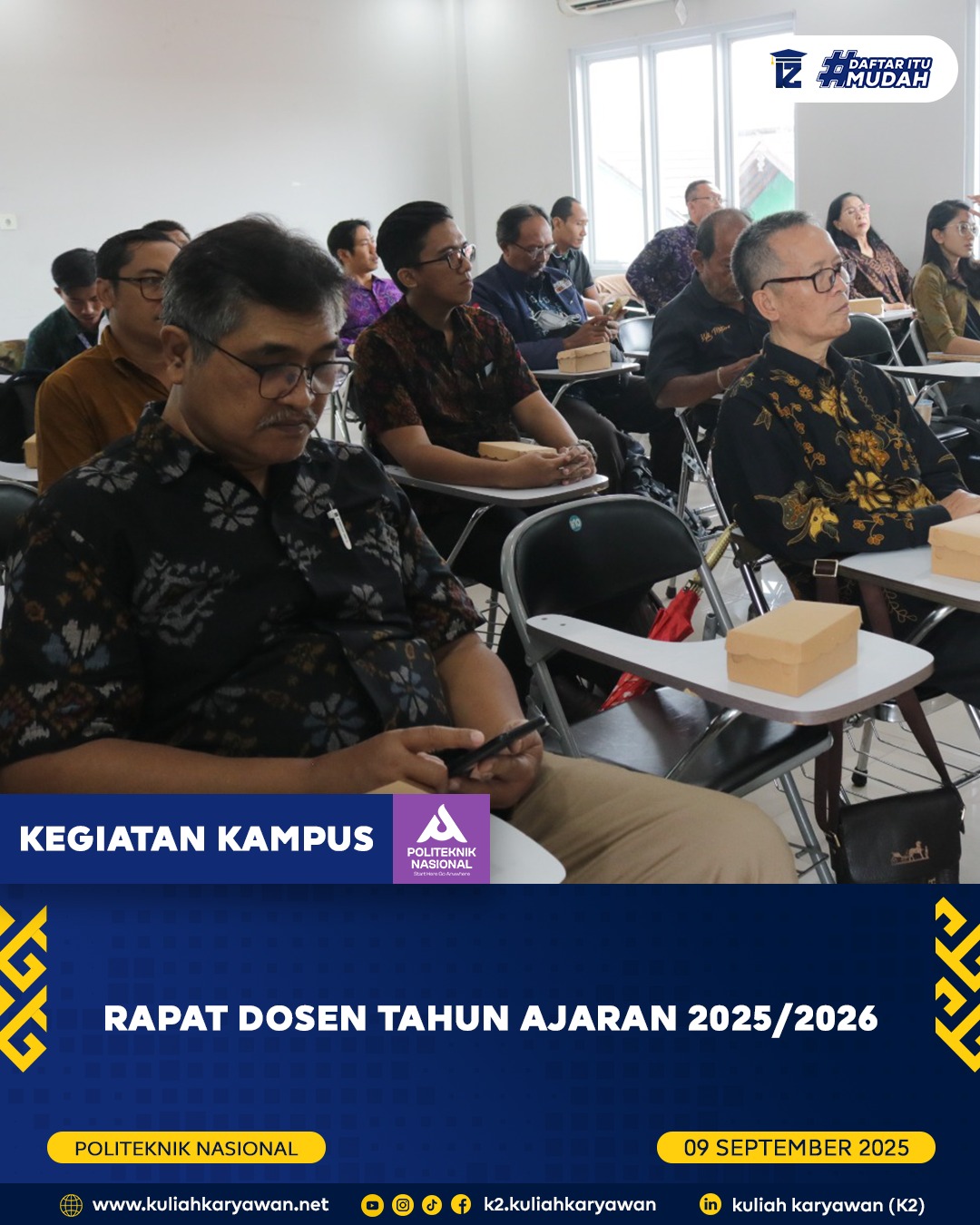Rapat Dosen Politeknik Nasional 