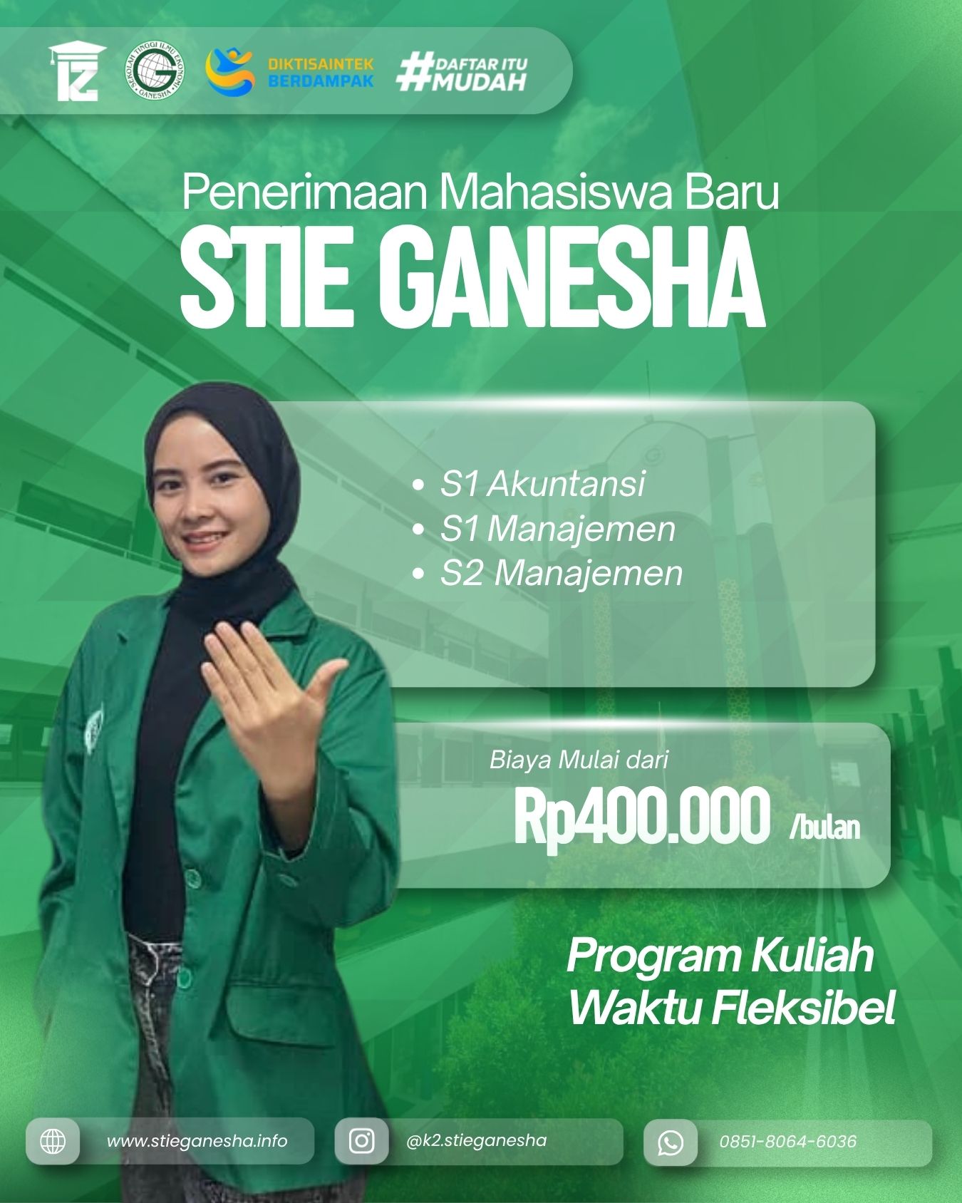 Kuliah Jurusan S1 Akuntansi di Jakarta Barat STIE Ganesha