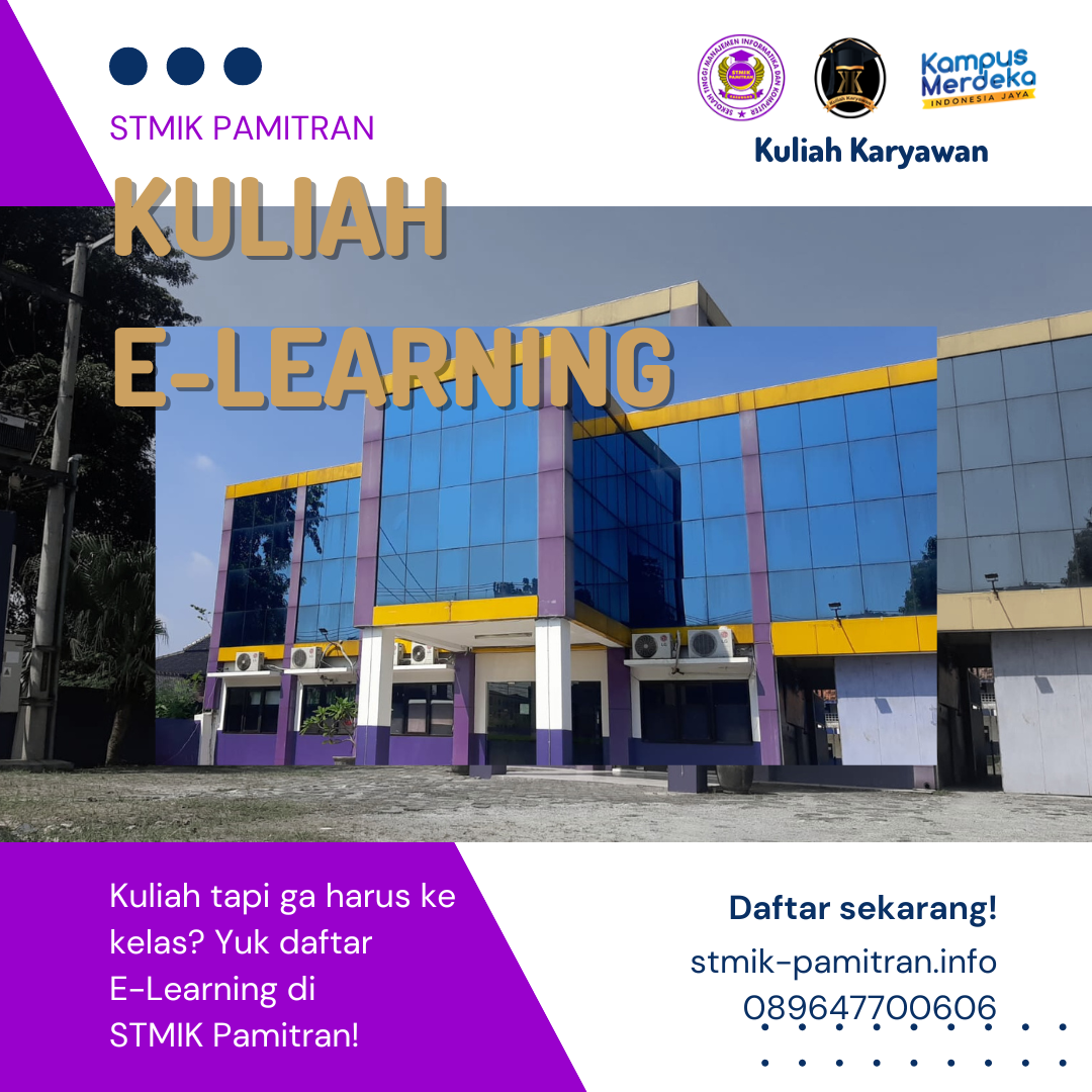 Kuliah Jarak Jauh Tanpa Harus ke Kampus di E-Learning STMIK Pamitran Karawang