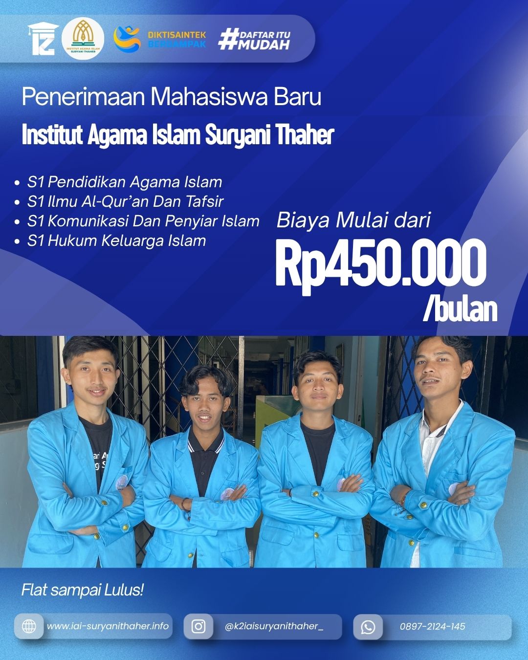 Biaya Pendaftaraan Kuliah Di Kampus Institut Agama Islam Suryani Thaher