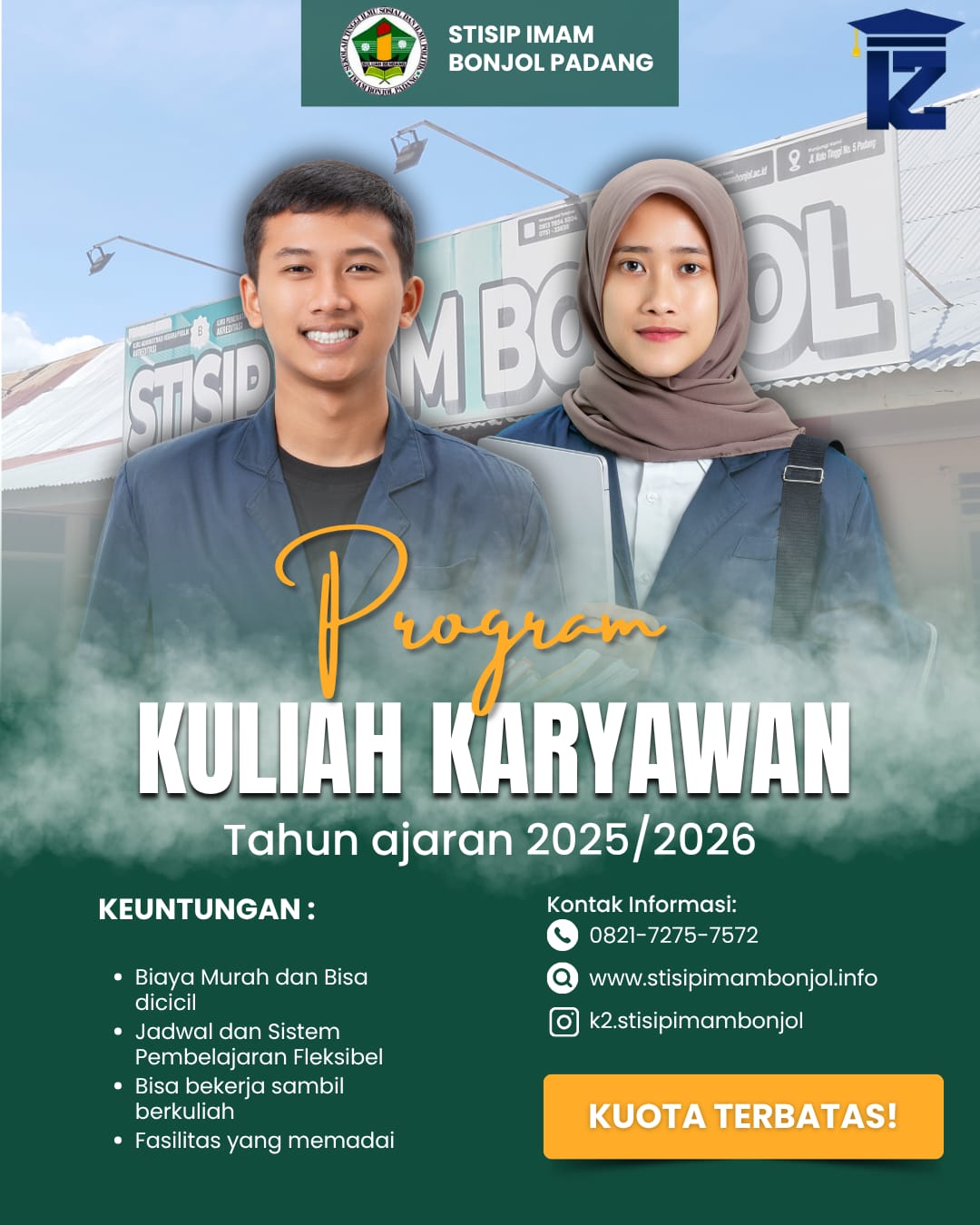 STISIP Imam Bonjol Pilihan Kampus Bagi Mahasiswa Yang Bekerja