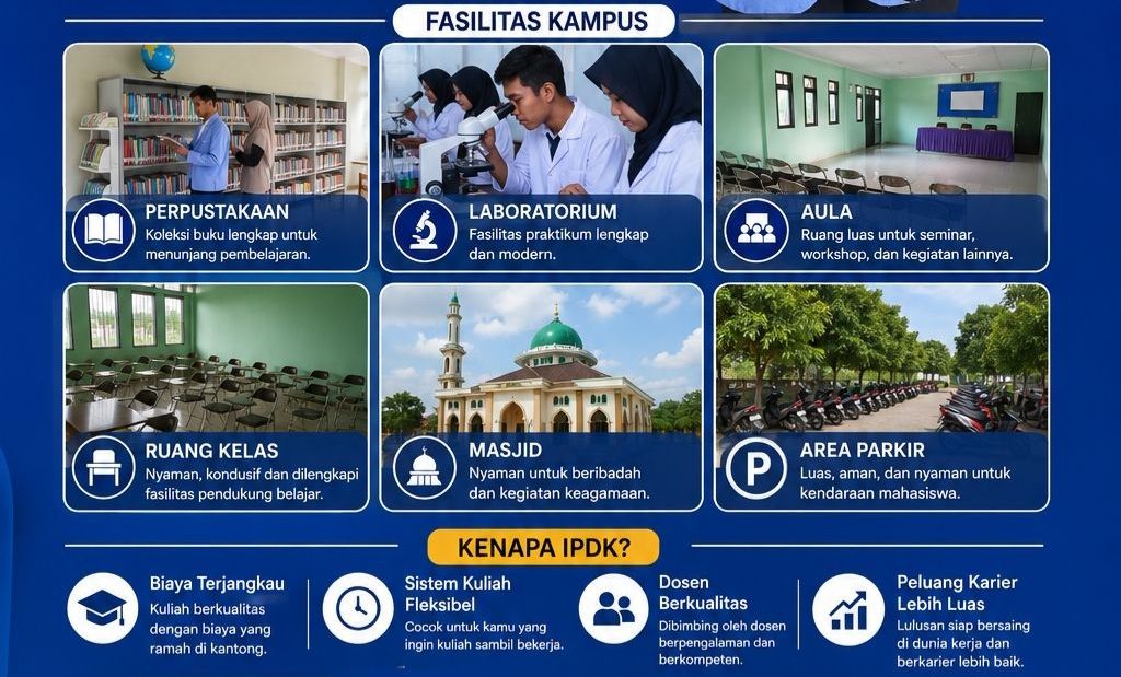 Fasilitas Kampus IPHADAKU yang Bikin Kuliah Makin Nyaman