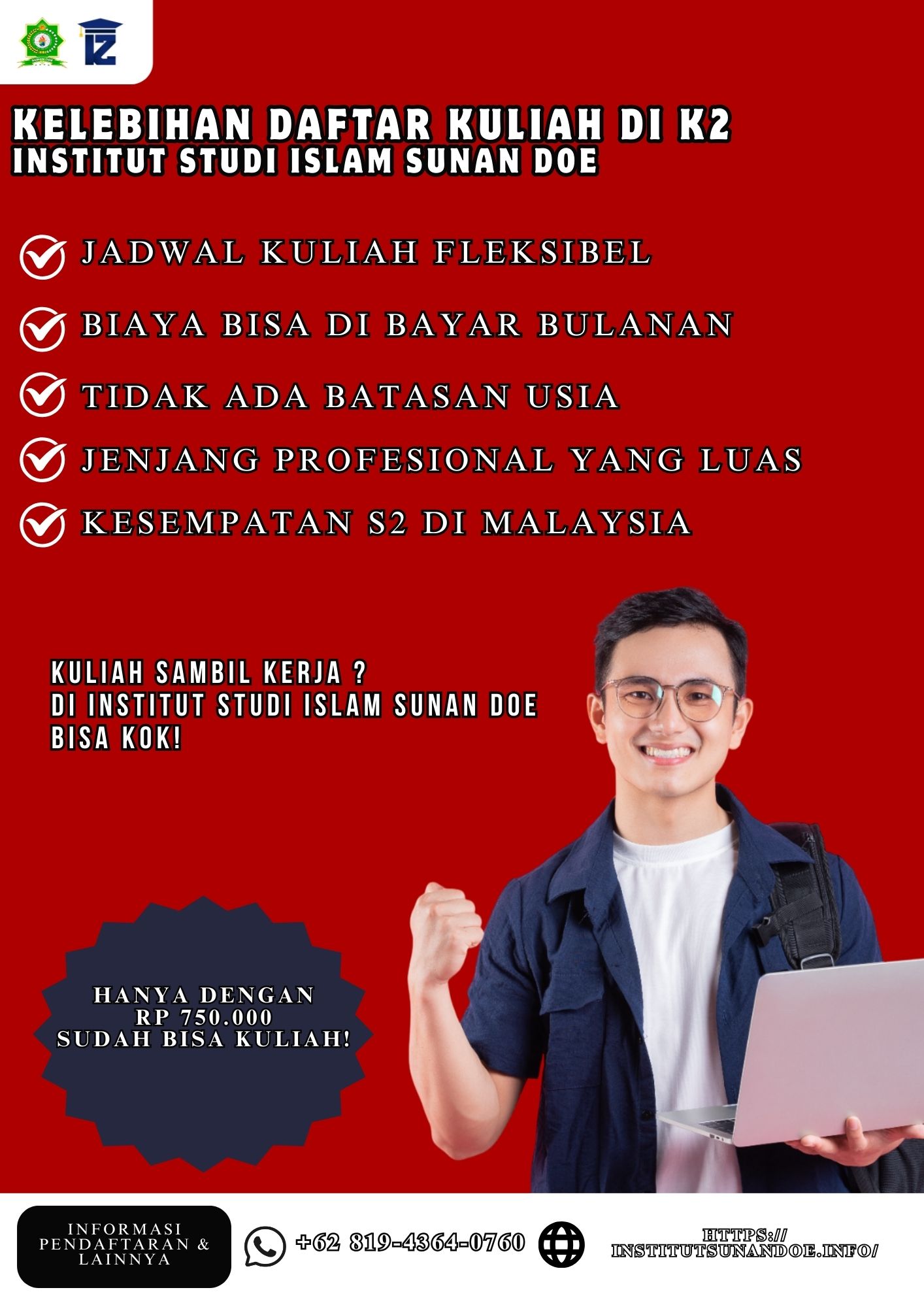 Kelebihan Daftar Kuliah di K2 Institut Studi Islam Sunan Doe Lombok