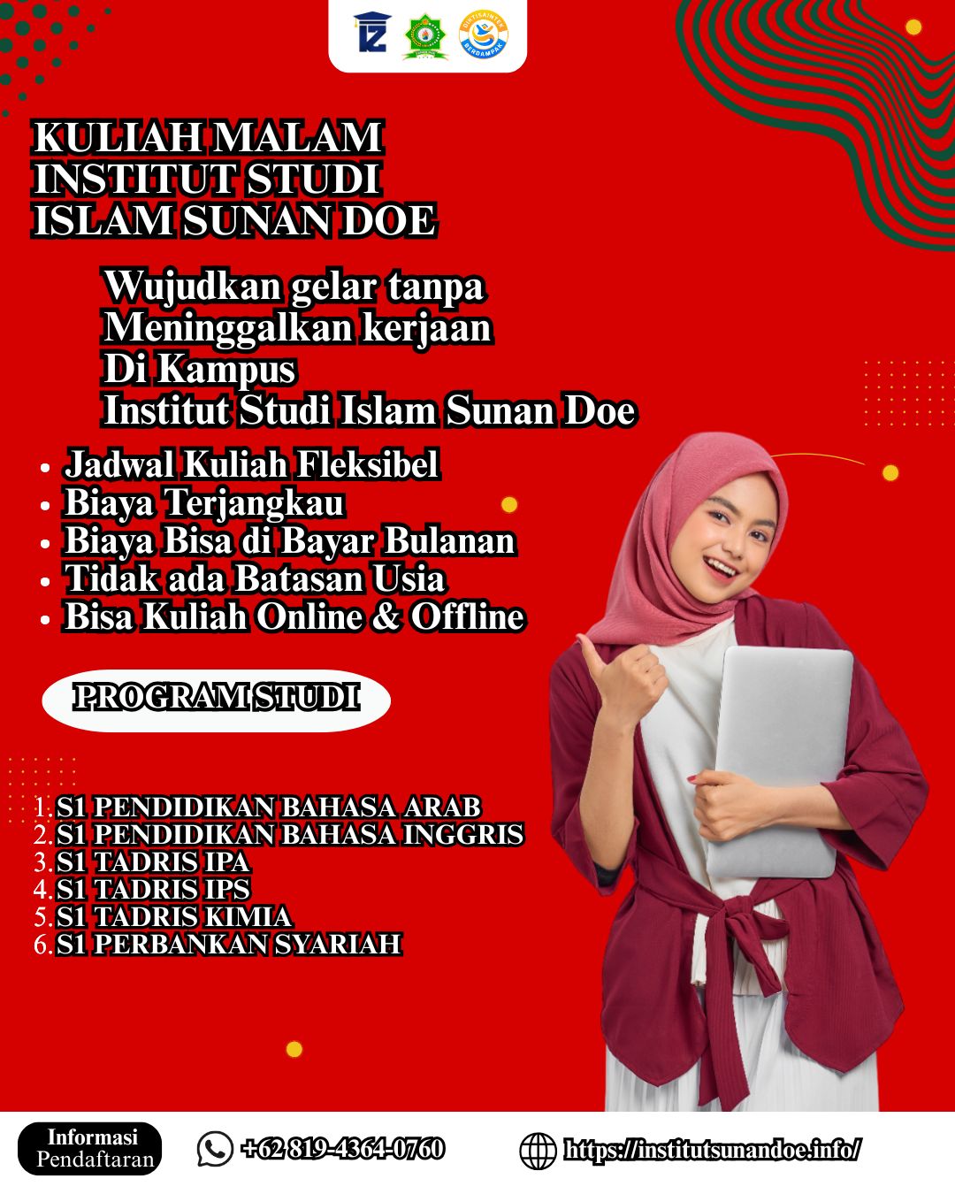 Kuliah Malam di Kampus Institut Studi Islam Sunan Doe