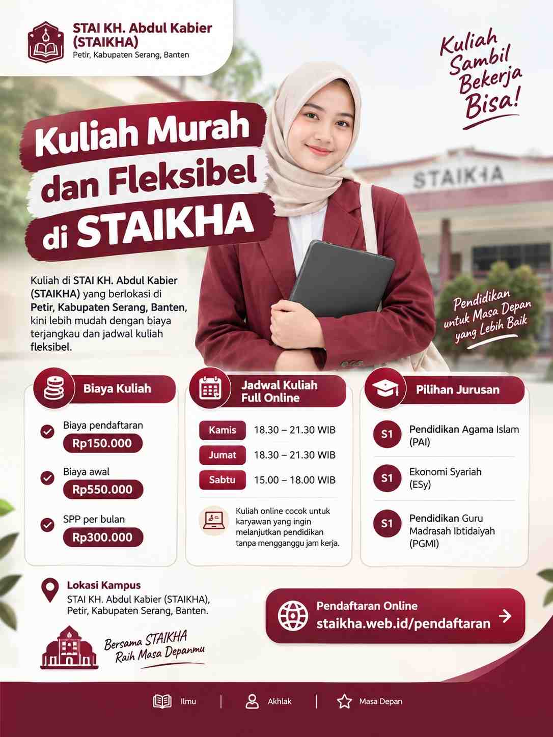 Kuliah Murah dan Fleksibel di STAIKHA Serang Banten