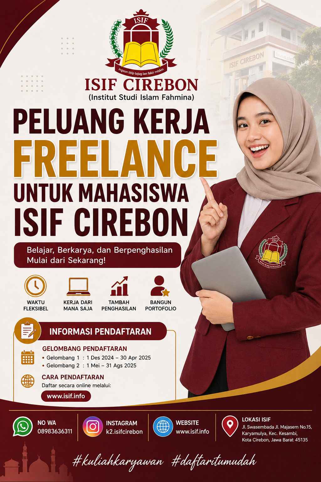 Peluang Kerja Freelance untuk Mahasiswa ISIF Cirebon