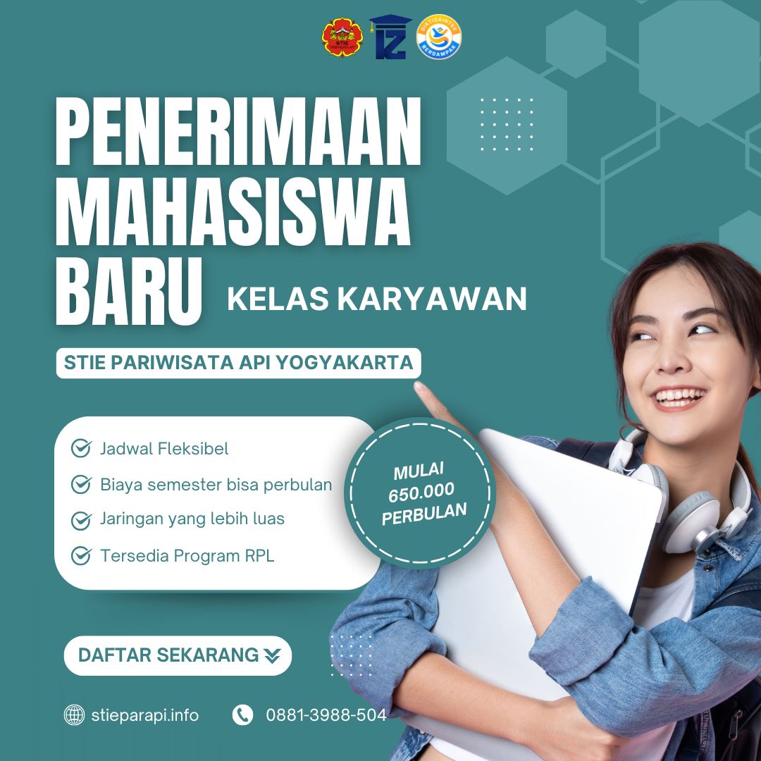 Raih Gelar S1 Manajemen Kuliah Karyawan (K2) STIE Pariwisata API Yogyakarta