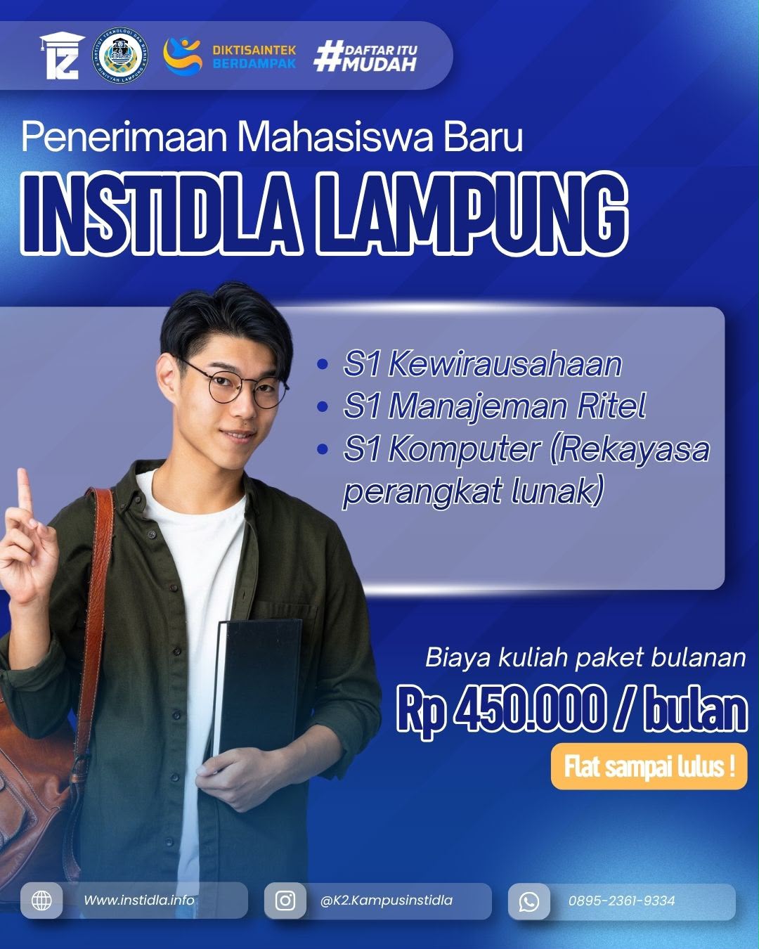 Penerimaan Mahasiswa Baru INSTIDLA LAMPUNG 
