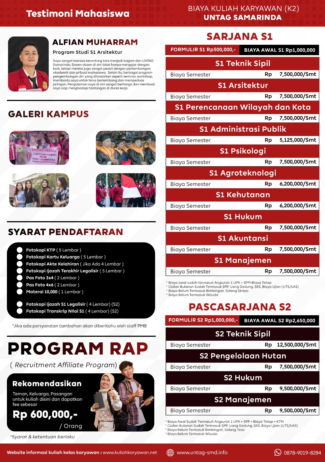 Cara mendaftar S1 Psikologi di UNTAG Samarinda