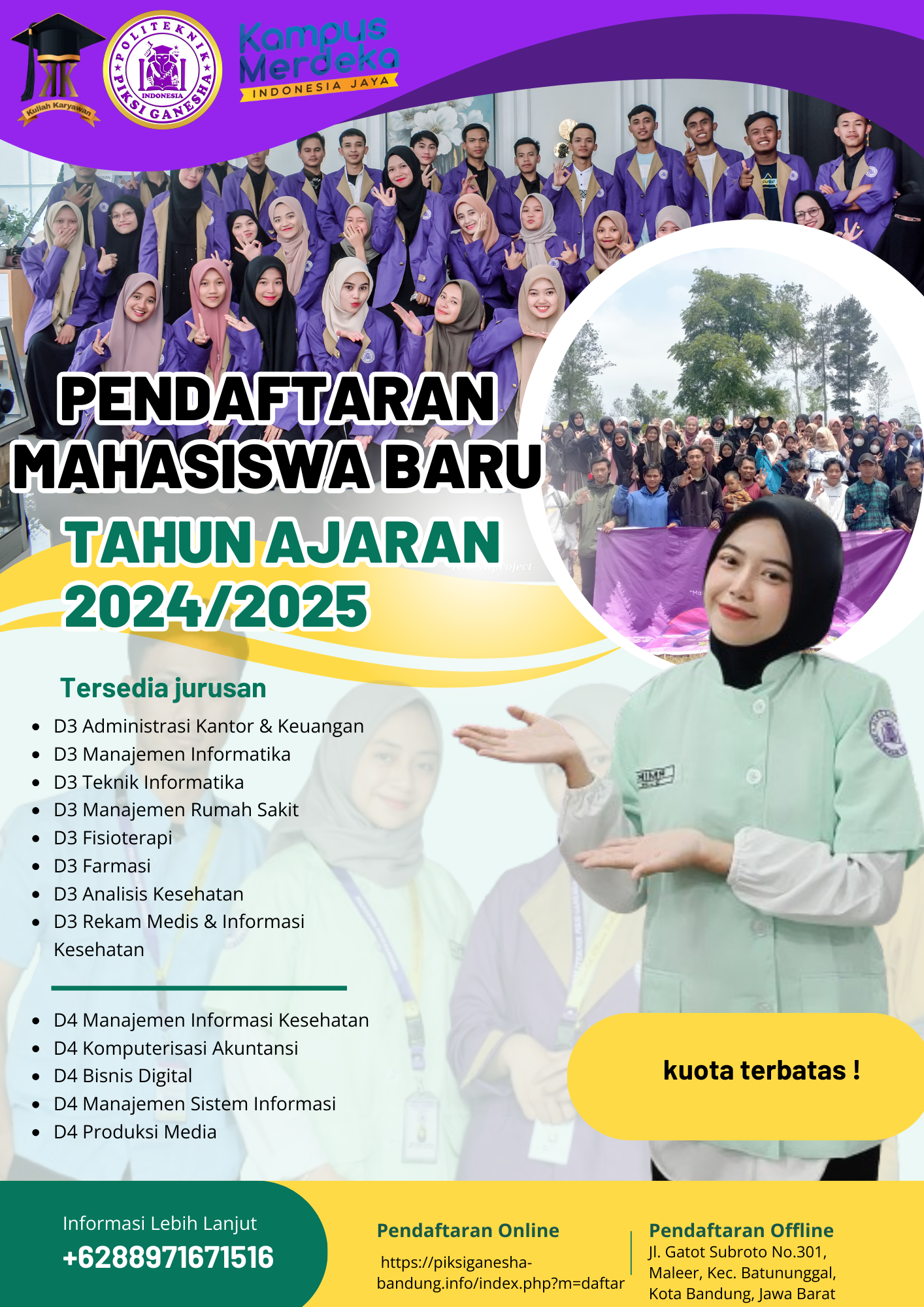 Pembukaan Mahasiswa Baru Piksi Ganesha Bandung