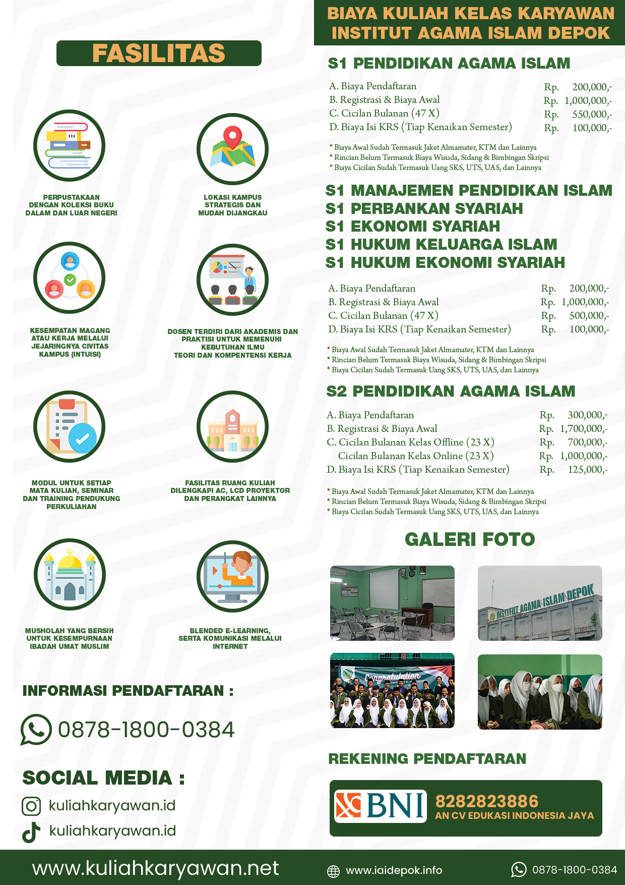 Daftar Kuliah Dengan Biaya Terjangkau Di Depok 