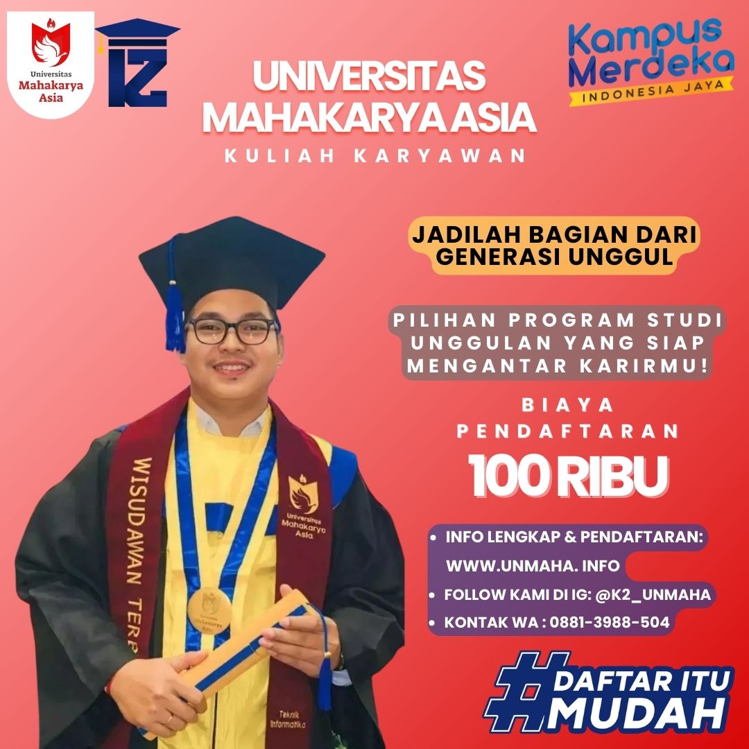 Jadilah Bagian dari Generasi Unggul Bersama Kuliah Karyawan K2 di Kampus UNMAHA