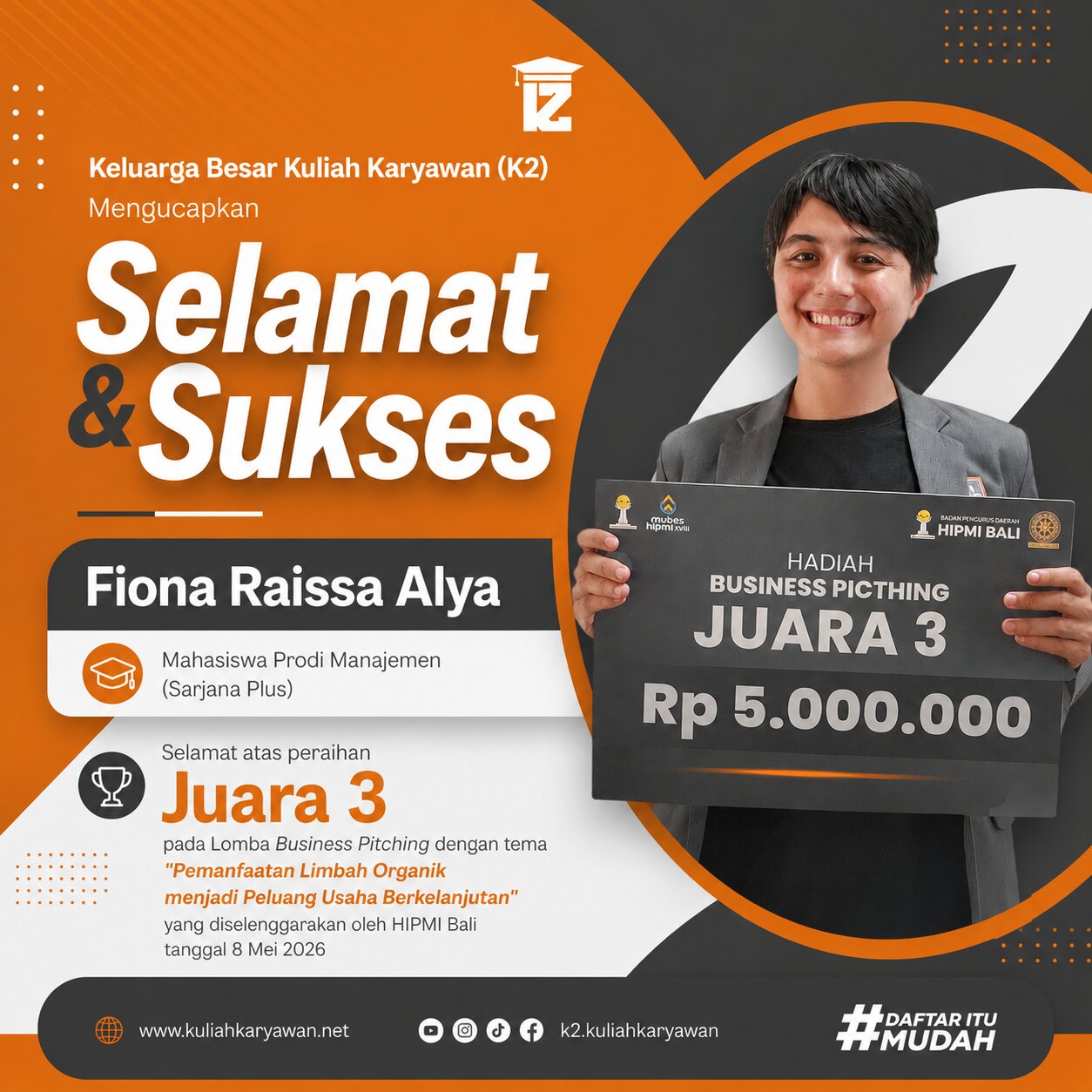 Lomba Business Pitching Mahasiswa STB Runata