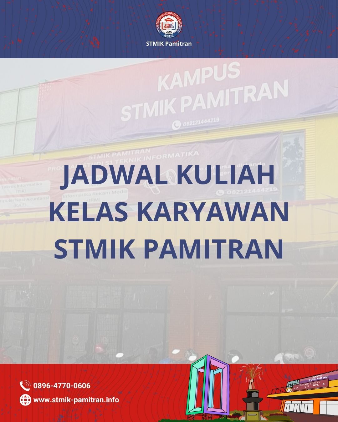 Jadwal Kuliah Kelas Karyawan STMIK Pamitran