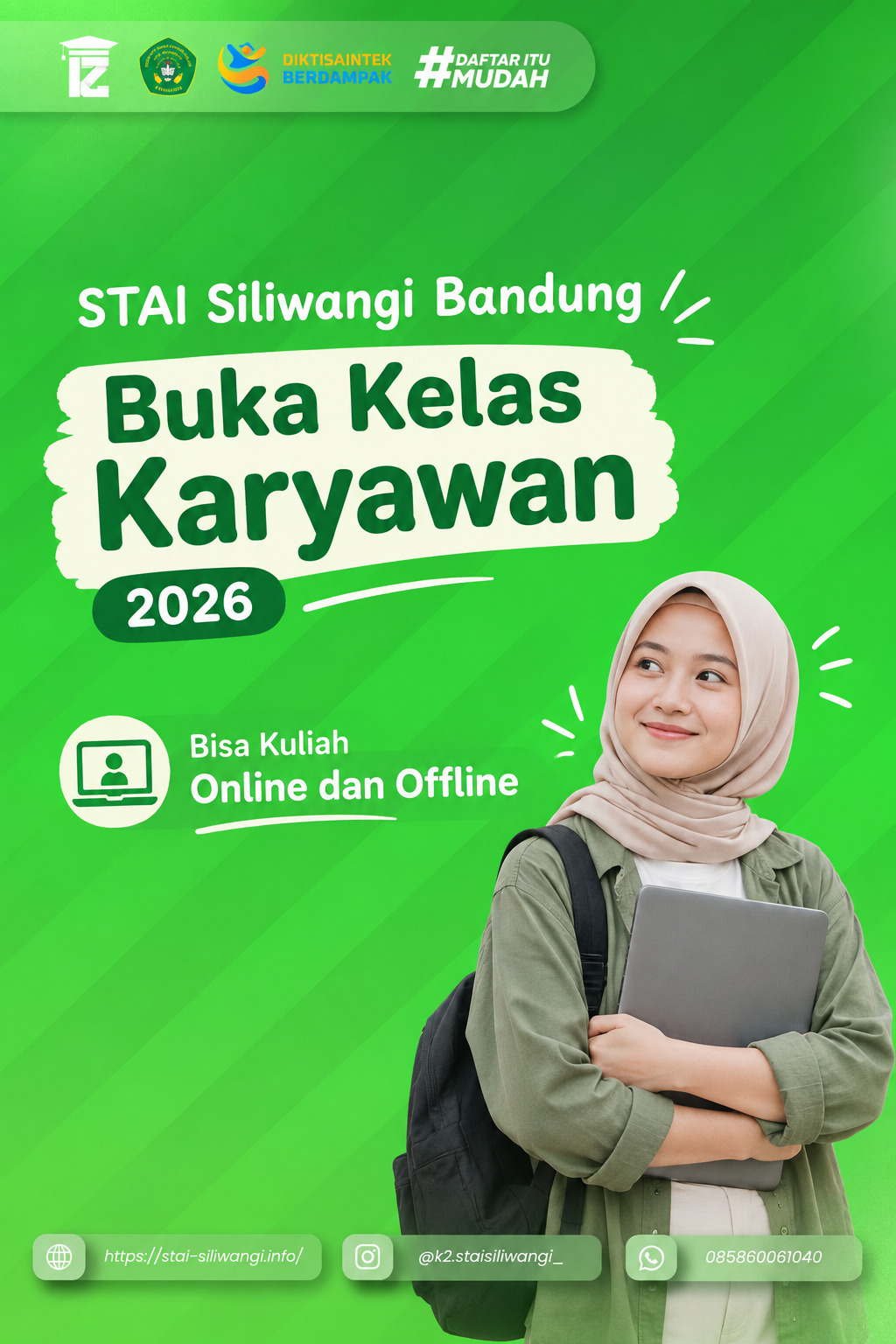 STAI Siliwangi Bandung Kelas Karyawan Bisa Kuliah Online dan Offline