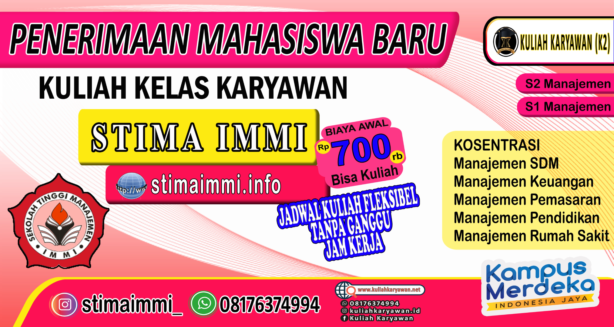 Kampus jurusan Manajemen di sekitar Bintaro
