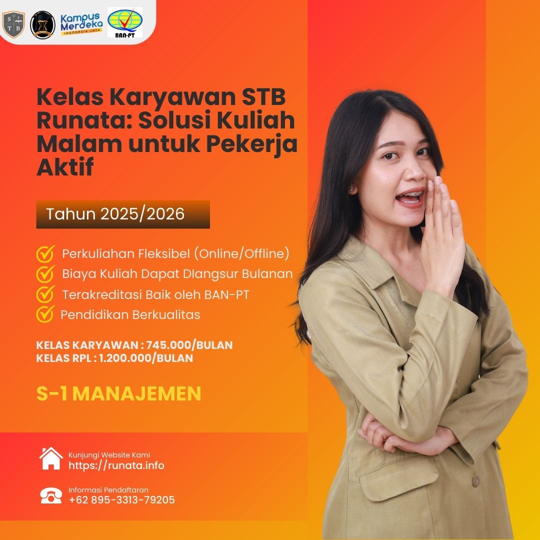 Kelas Karyawan STB Runata: Solusi Kuliah Malam untuk Pekerja Aktif