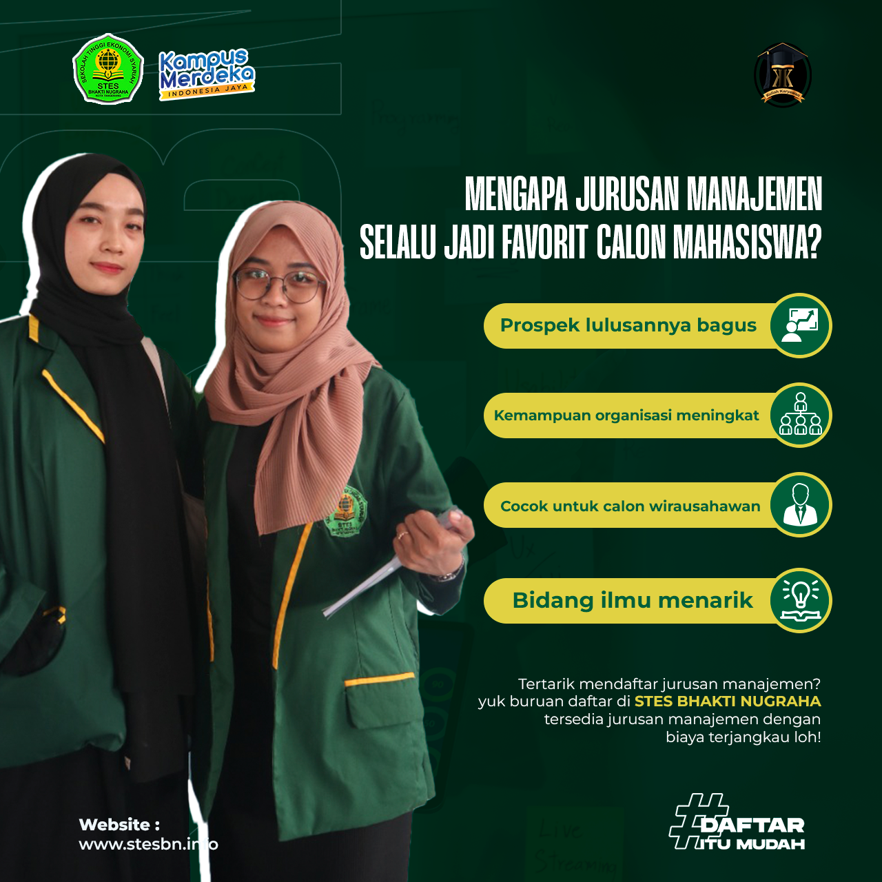 Batas Pendaftaran STES Bhakti Nugraha