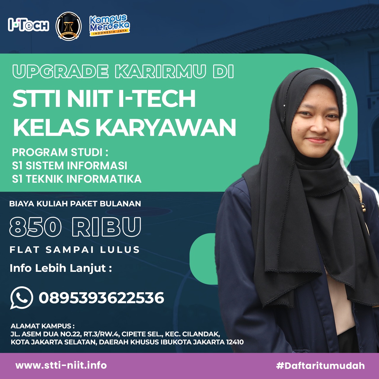 Kuliah Murah Hanya Di STTI NIIT I-Tech