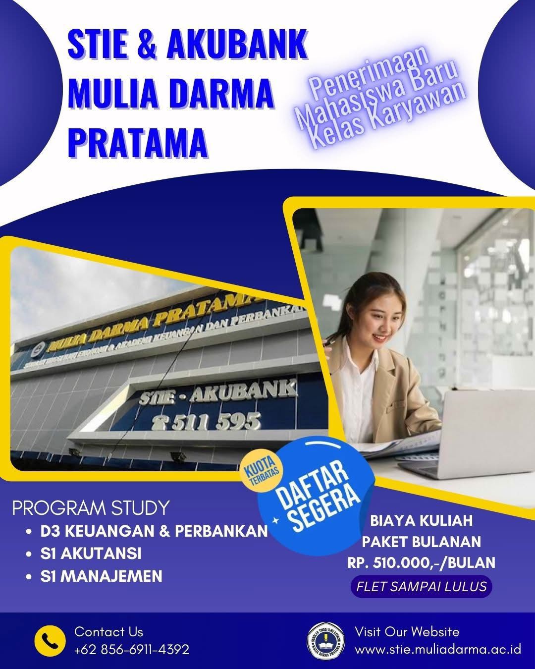 S1 Manajemen dan S1 Akuntansi Stie Mulia Darma Pratama Palembang