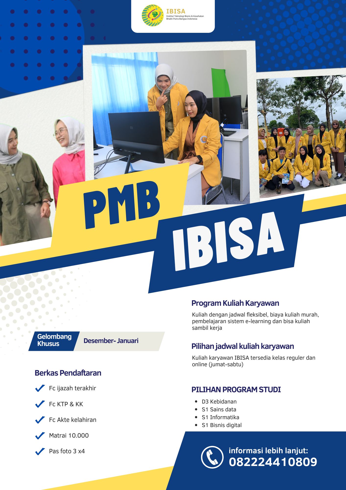 Kuliah Kelas Karyawan K2 IBISA Purworejo