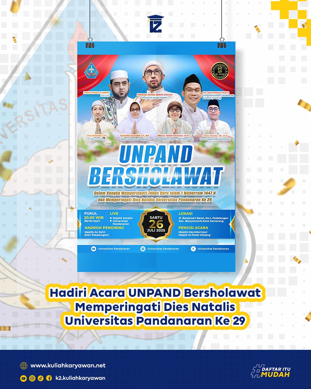UNPAND BERSHOLAWAT BERSAMA HABIB ALI ZAINAL ABIDIN ASSEGAF