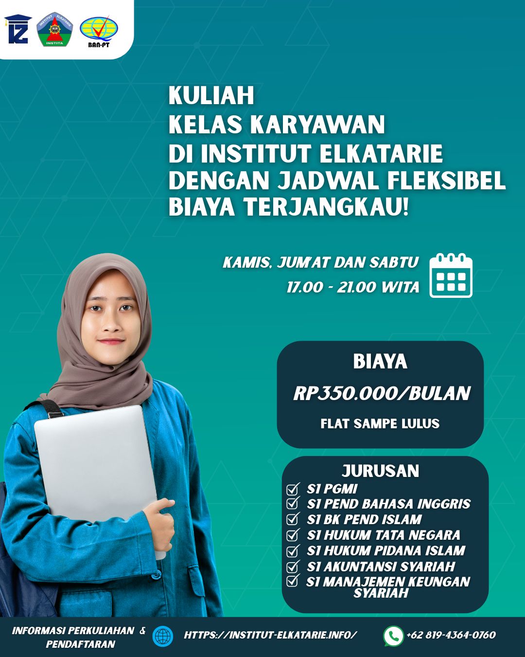 Kuliah Full Online di Institut ElKatrie Lombok